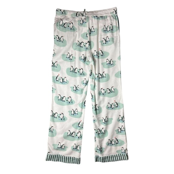 Munki Munki Button-Front Top & Bottom Penguin Print Pajama Set Size S - Picture 6 of 16